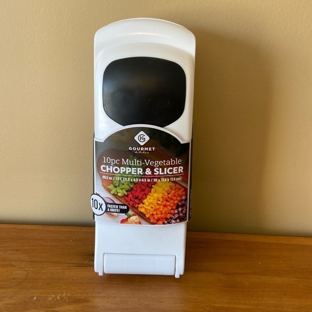 NEW! 10 Piece Multi Vegetable Slicer and Chopper